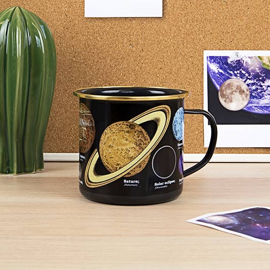 Space Enamel Mug