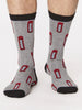 Men's London Telephone Box Bamboo Socks