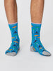 Men's Gaming Socks - Bright Blue