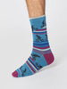 Men's Uphill Bicycle Socks - Dusty Blue