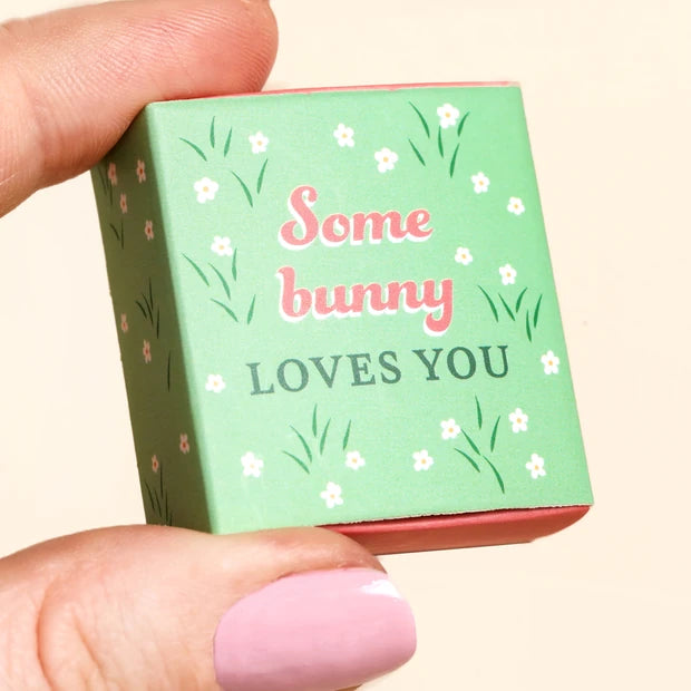 Lisa Angel - Tiny Matchbox Ceramic Bunny Token