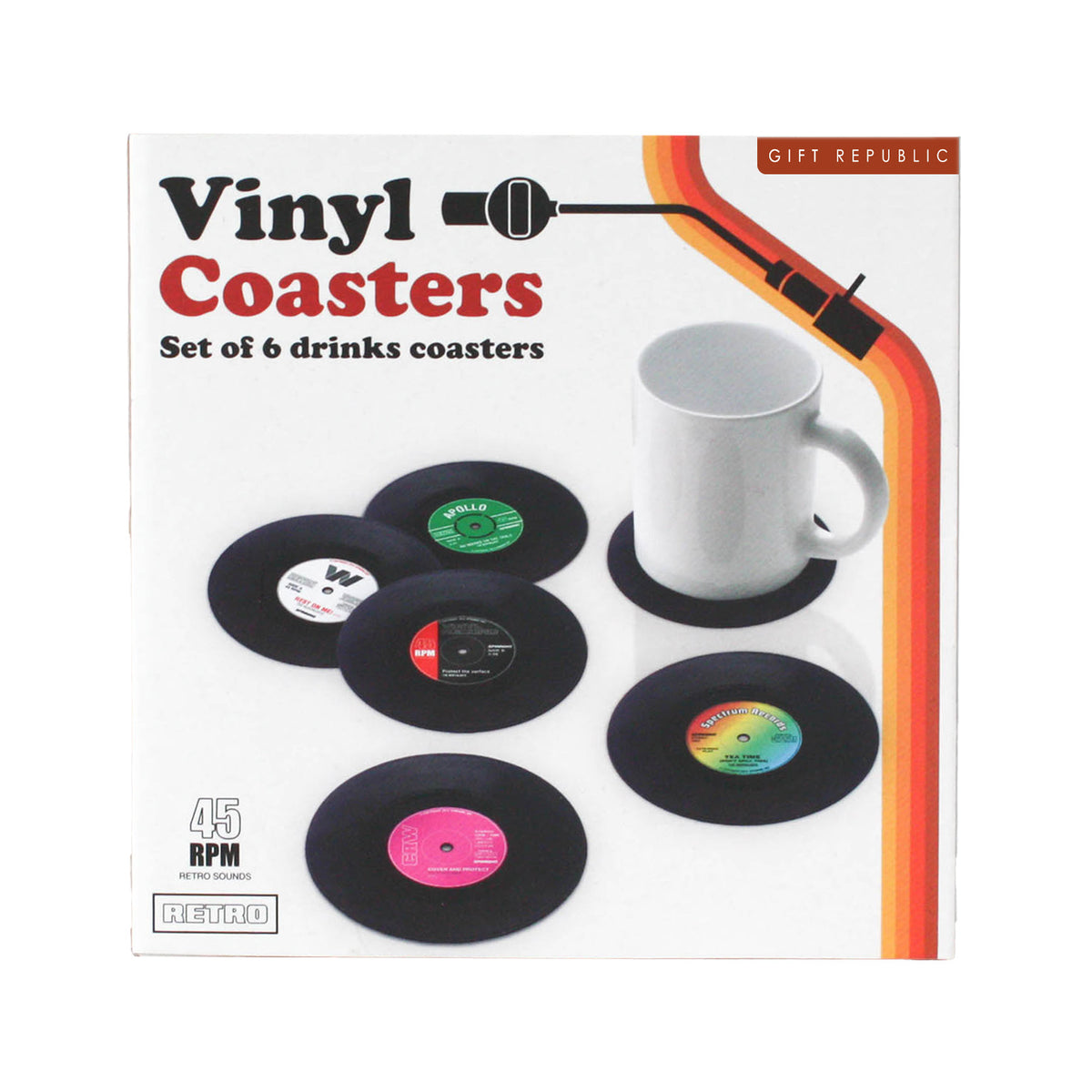 Gift Republic -  Vinyl Coasters