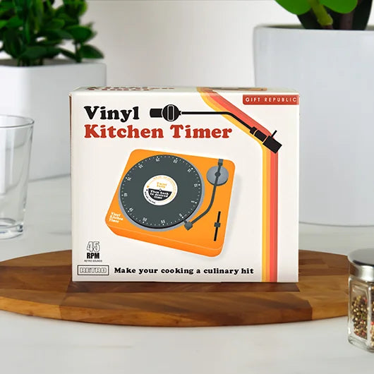 Gift Republic - Retro Vinyl Player Kitchen Timer