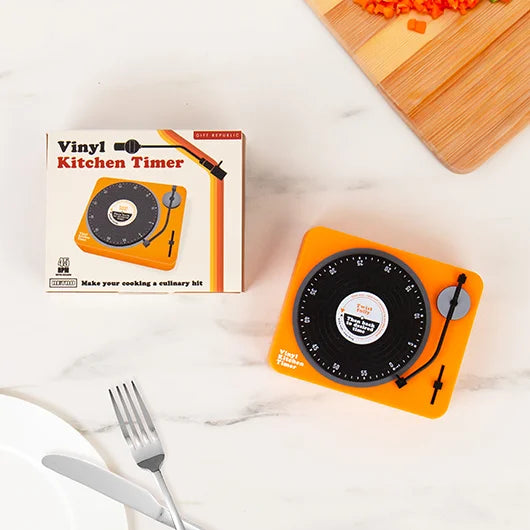Gift Republic - Retro Vinyl Player Kitchen Timer