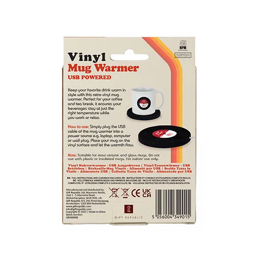 Gift Republic - Vinyl Mug Warmer