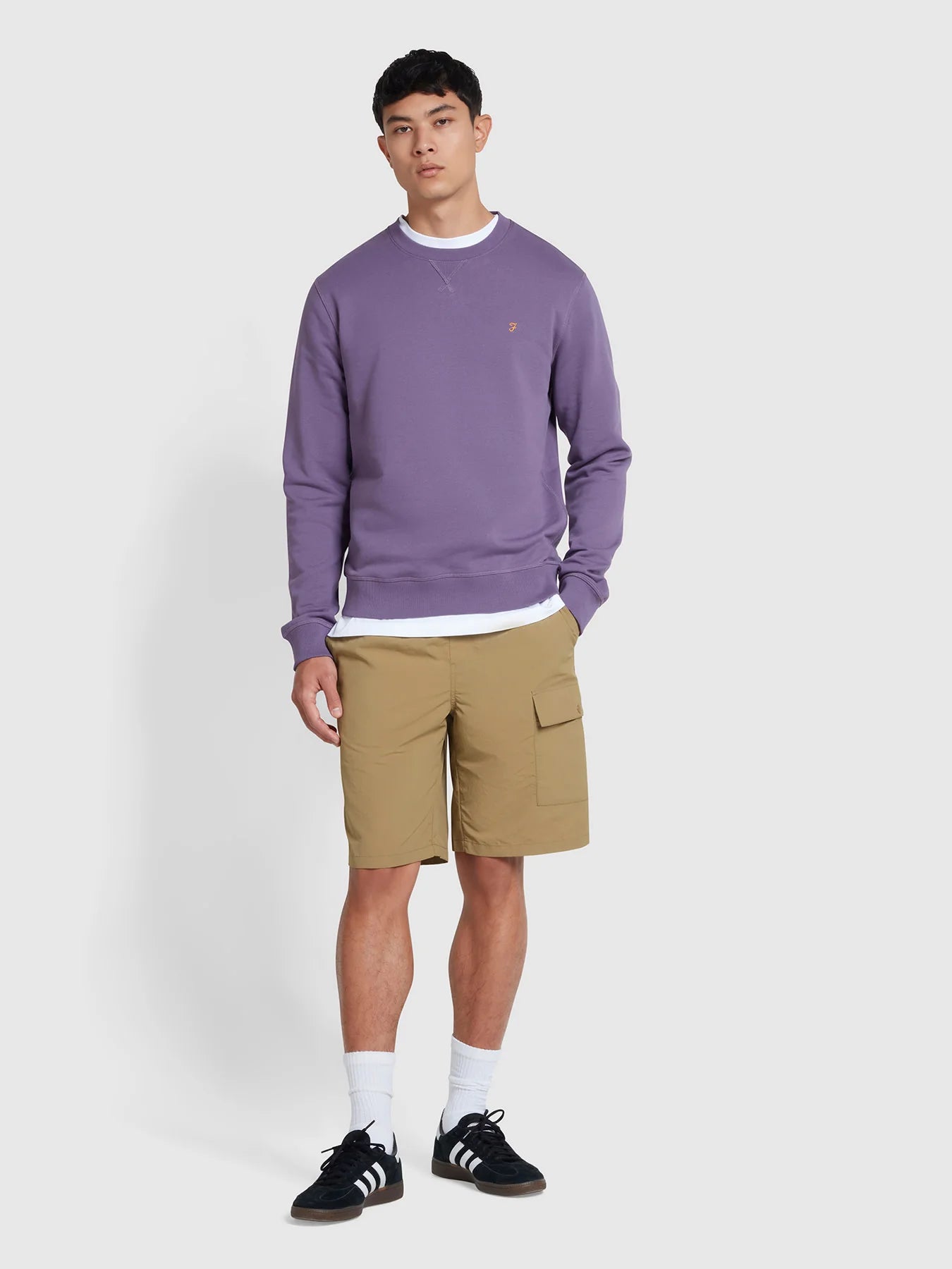 Tim New Crew Sweatshirt - Slate Purple