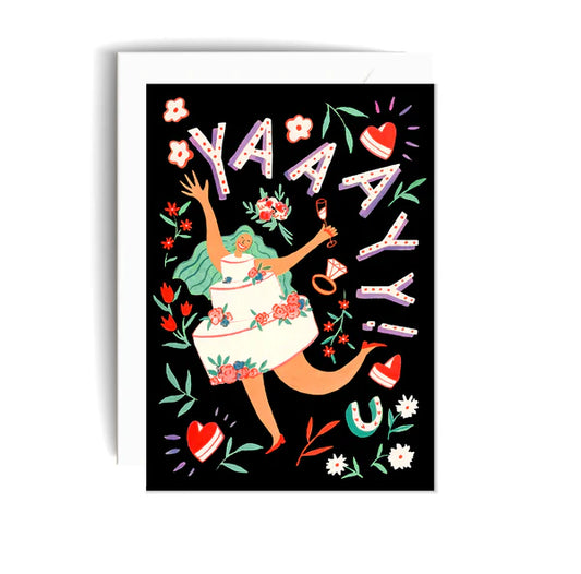 Yaaay! Wedding Card