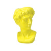 Greek Head Vase Yellow - Small