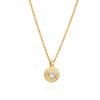 Azuni Luna Gemstone Necklace Gold