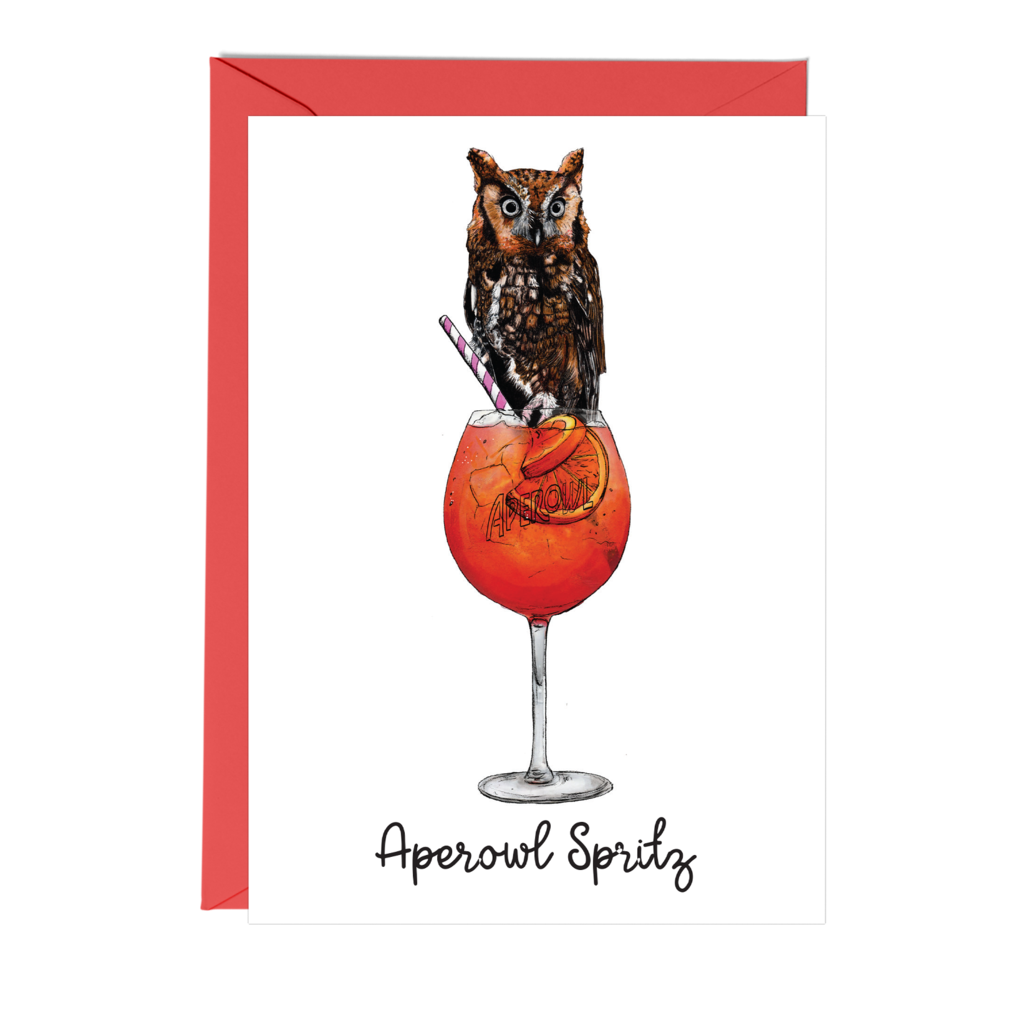 Aperowl Spritz Greeting Card
