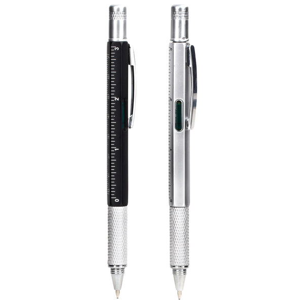 Kikkerland 4-in-1 Pen Tool - Black/Silver