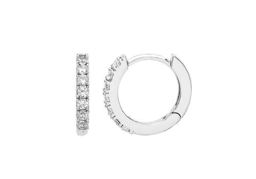 Estella Bartlett Hoop Earrings silver