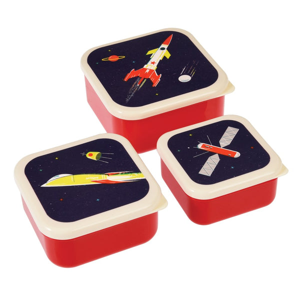 Space Age Snack Boxes - Set of 3