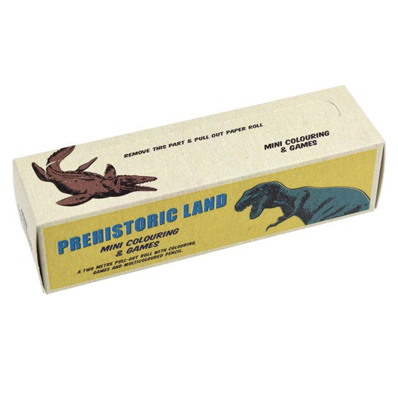 Prehistoric Land Mini Colouring & Games