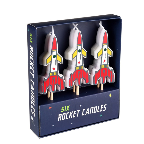 Space Age Party Candle - Set of 6