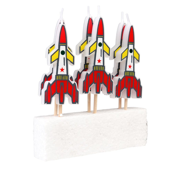Space Age Party Candle - Set of 6