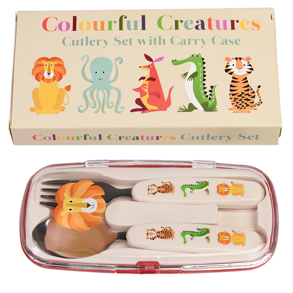 Colourful Creatures Cutlery Set
