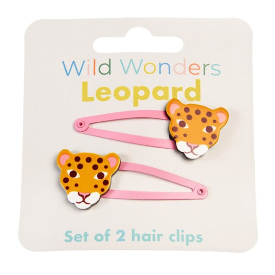 Wild Wonders Leopard Hairclips