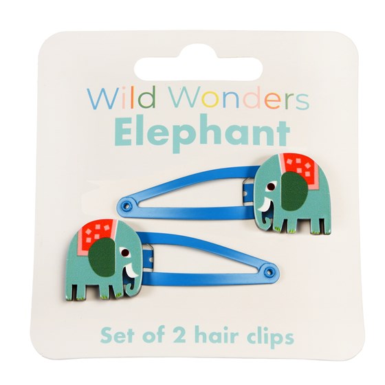 Wild Wonders Elephant Hairclips