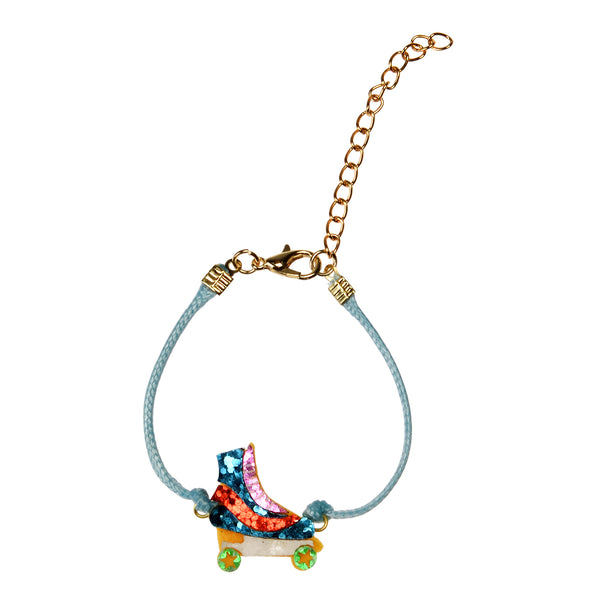 Rex Roller Skate Glitter Bracelet