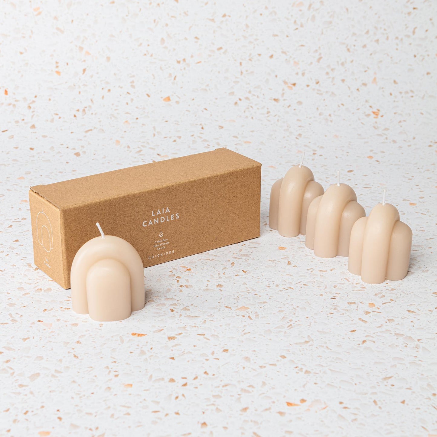 Chickidee Laia Candles Set of 4