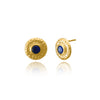 Azuni Luna Gemstone Stud Earrings Gold