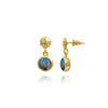 Azuni Nyla Gemstone Earrings Gold