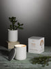 Aery Nordic Cedar Scented Candle - White Clay