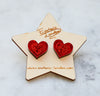 Esoteric London HEART STUD EARRINGS