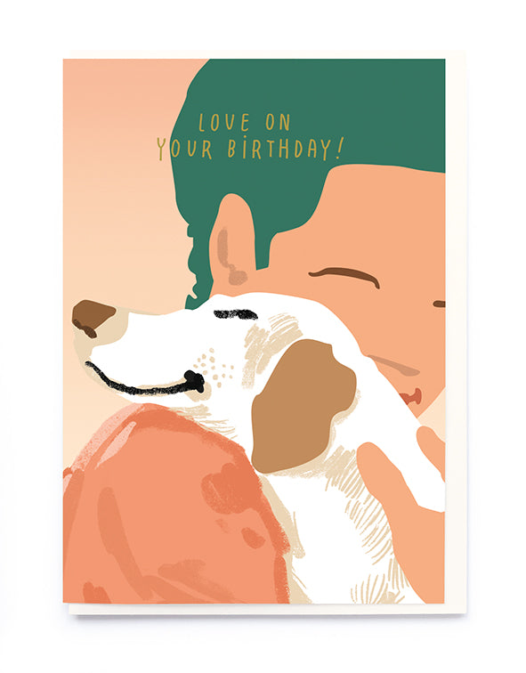 Dog Hug Card