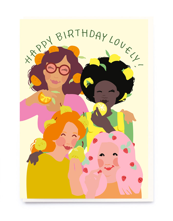 Fruit Girls Card