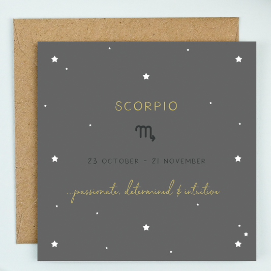 SCORPIO: 23 OCT - 21 NOV