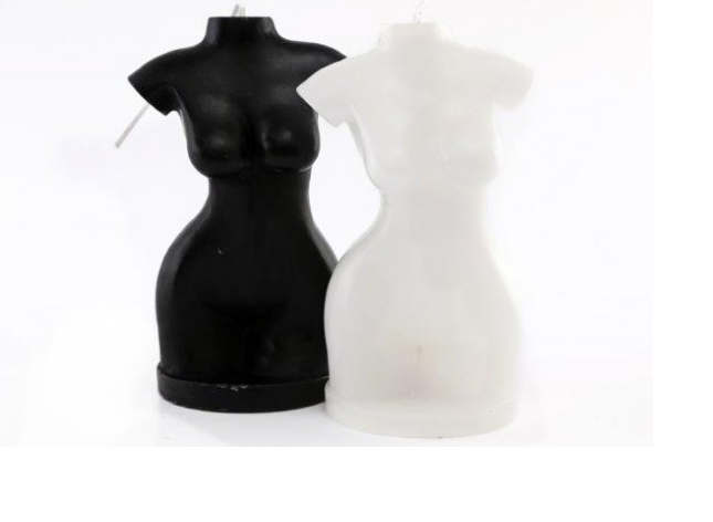Silhouette candle WHITE