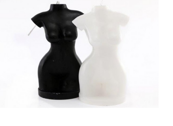 Silhouette candle BLACK