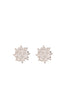 Amanda Coleman Sun Stud Earrings Silver