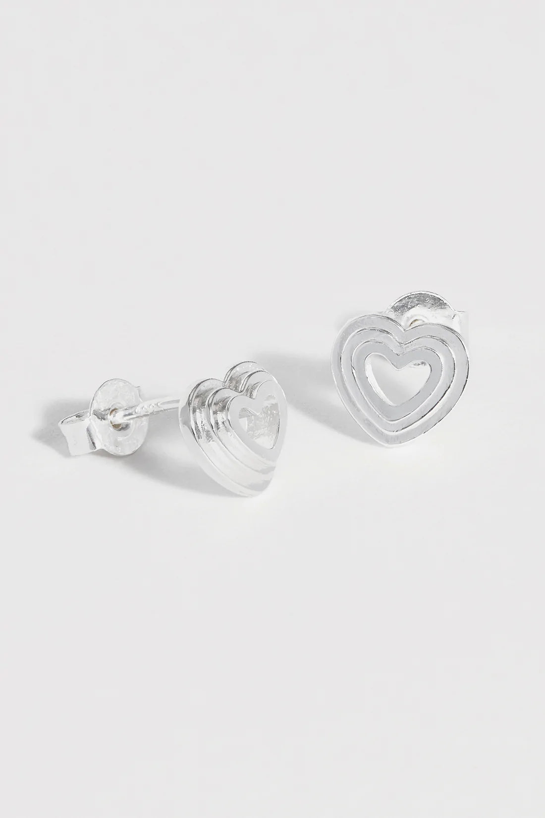 Estella Bartlett Layered Heart Studs