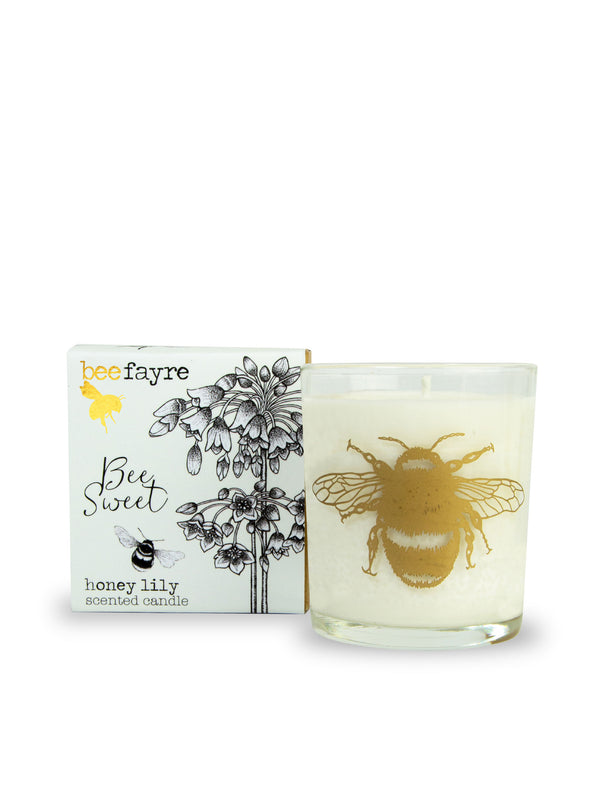 Be Sweet Honey Lily Scented Candle Large