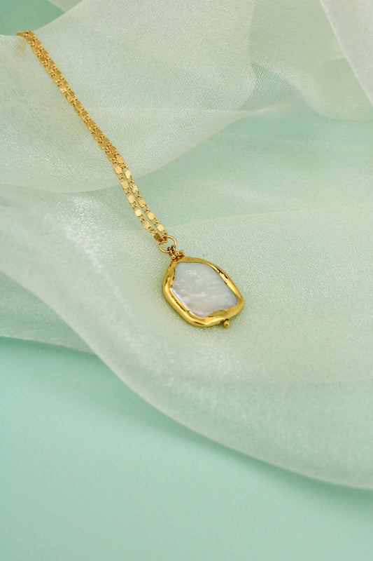My Doris Chunky Freshwater Pearl Pendant