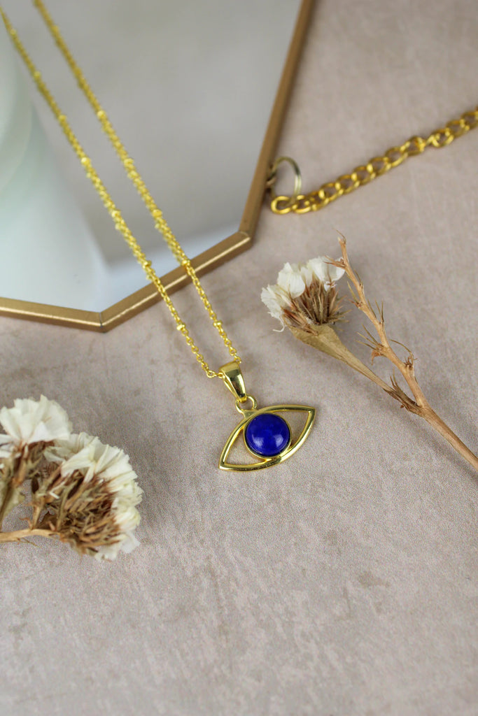 My Doris Lapis Lazuli Eye Necklace