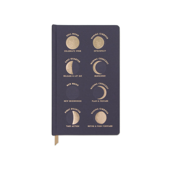 Moon Phases Cloth Journal