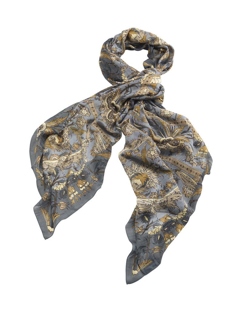 Decadent Grey Scarf - One Hundred Stars