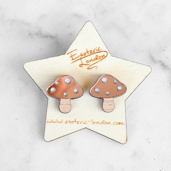 Esoteric London TOADSTOOL STUD EARRINGS