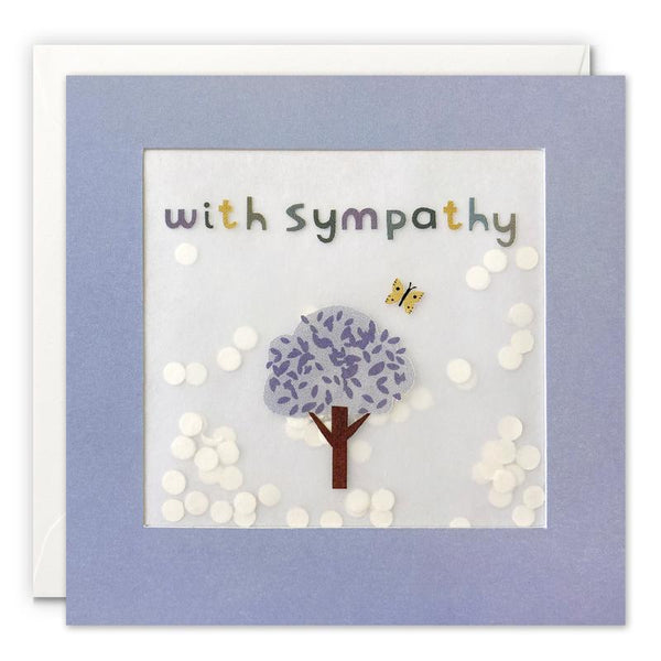 Sympathy Tree Paper Shakies Card
