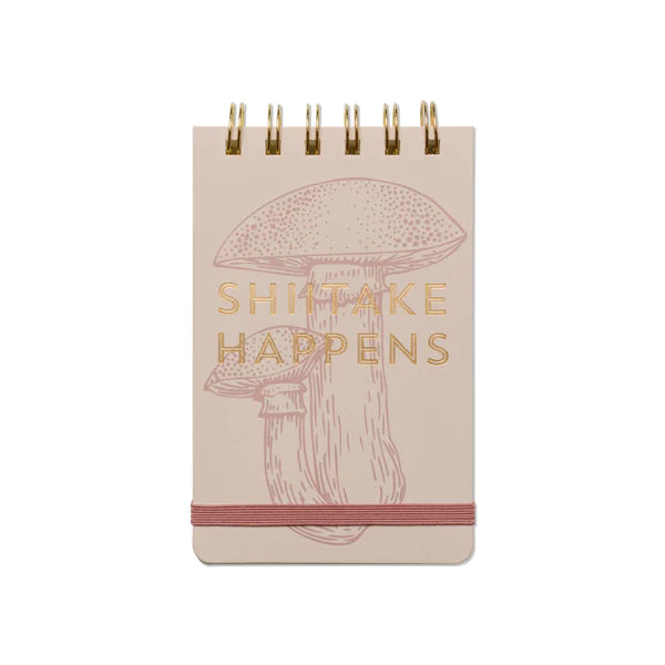 Shitake Happens Spiral Notepad