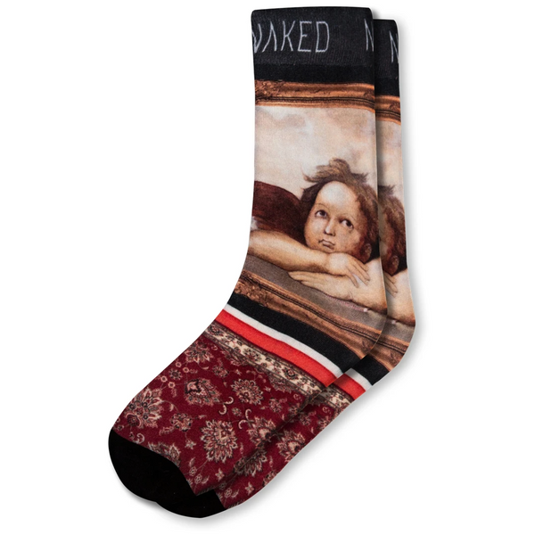 Naked Two Cherubs Unisex Bamboo Socks