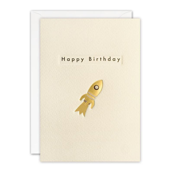 Birthday Rocket Ingot Card