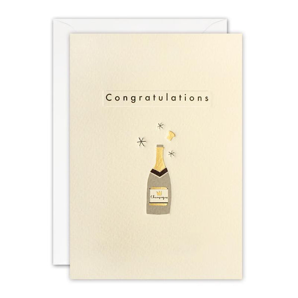 Congratulations Champagne Ingot Card