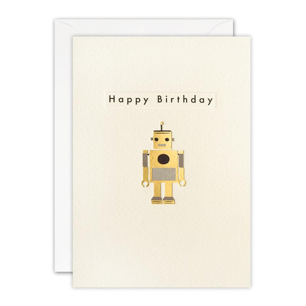 Birthday Robot Ingot Card