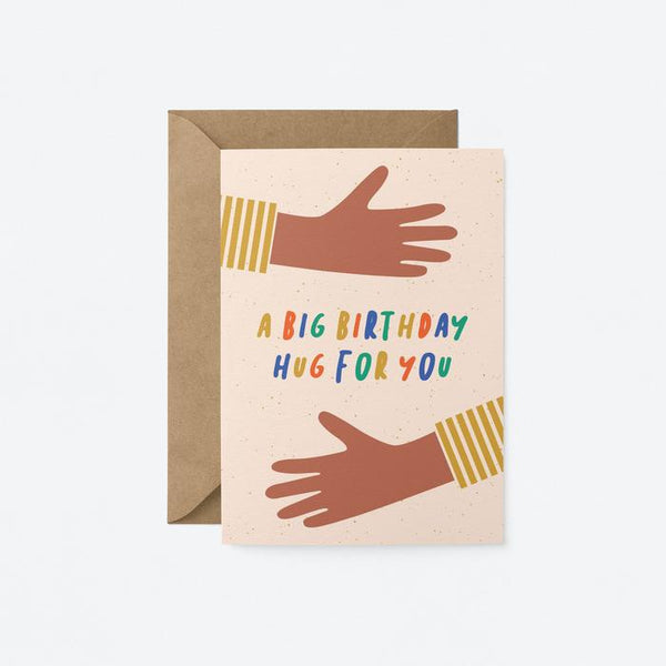 A Big Birthday Hug For You Card