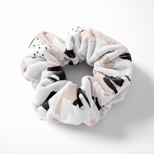 Scrunchie – Nude Abstract